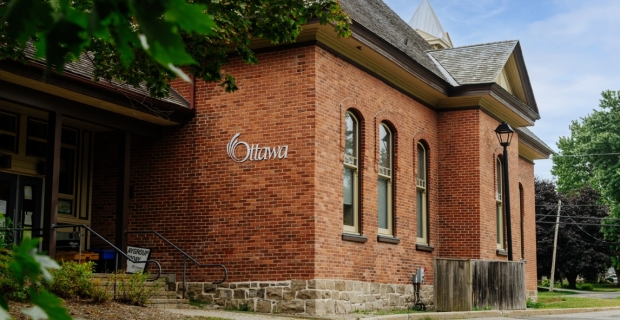 Metcalfe Client Service Center exterior of brick heritage building